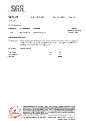 5301 Ring Mesh Gloves with Silicone Rubber Strap Full Hand Protection