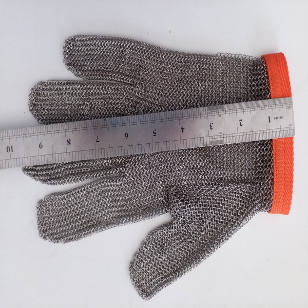 Standard size of the cut resistant metal mesh gloves