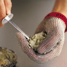 Metal Mesh Gloves for five fingers full hand protection with size XXS, XS, S, M, L, XL