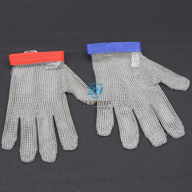 Five Finger Chainmail Gloves for Cut Resistant