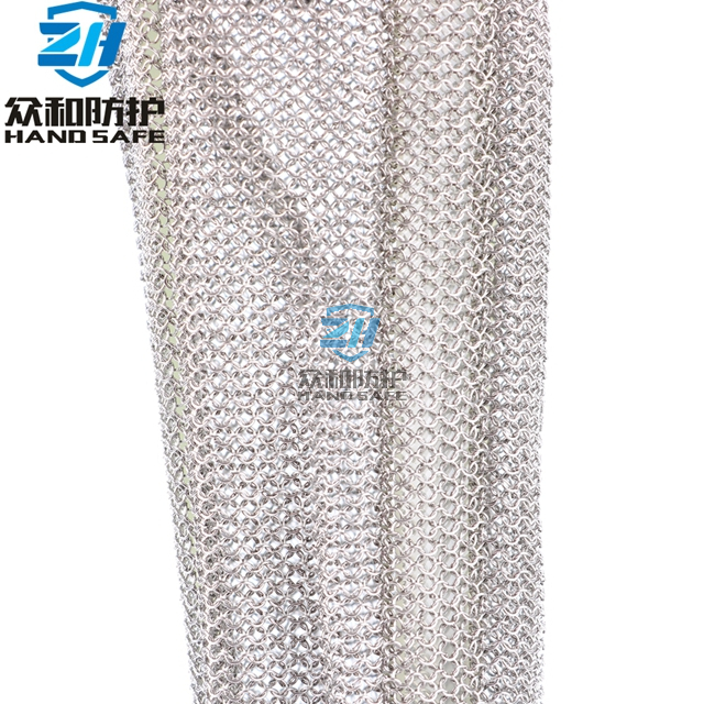  Chainmail Glove Long Cuff With Spring Strap