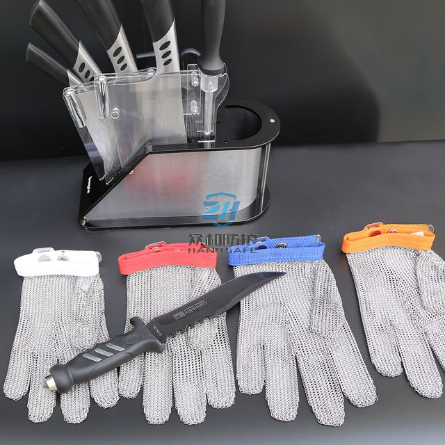 Stainless Steel Cut Resistant Level 5 Chainmail Glove 