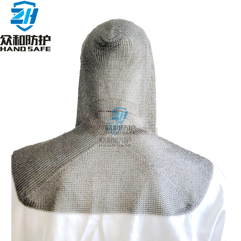 Stainless Steel Chain Mail Cut Resistant Hat 
