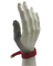 One Finger Ring Mesh Stainless Steel Glove with Textile Strap 