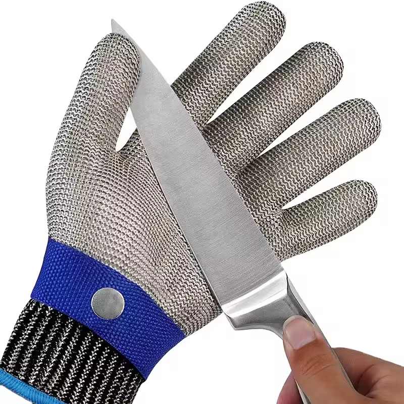 Stainless Steel Woven Anti Cutting Gloves